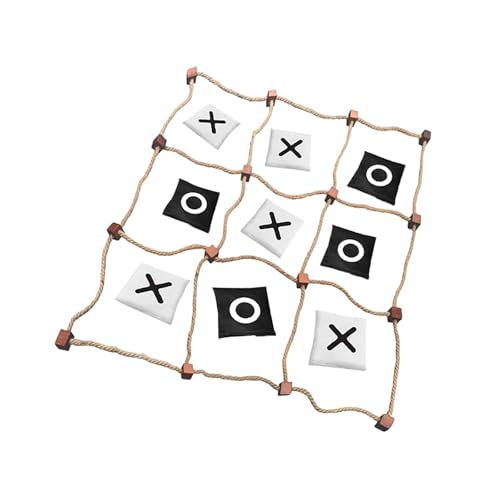 Luwecf Tic TAC Toe Game XO Spielzeug für Outdoor Indoor Unterhaltung,Seil,90cm Luwecf Tic TAC Toe Game XO Spielzeug für Outdoor Indoor Unterhaltung,Seil,90cm von Luwecf