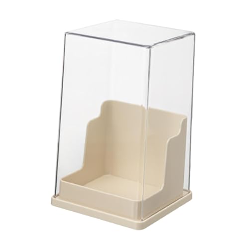 Luwecf Vitrine für Figuren Aufbewahrungsbox Staubdicht Organizer Arbeitsplattendisplay von Luwecf