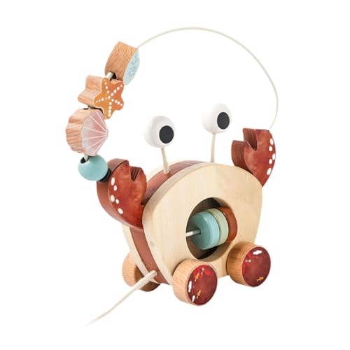 Luwecf Ziehen Sie Das Wanderspielzeug Entlang, Das Leicht zu Schieben Und Zum Geburtstagsgeschenk für Kinder zu Ziehen Ist von Luwecf