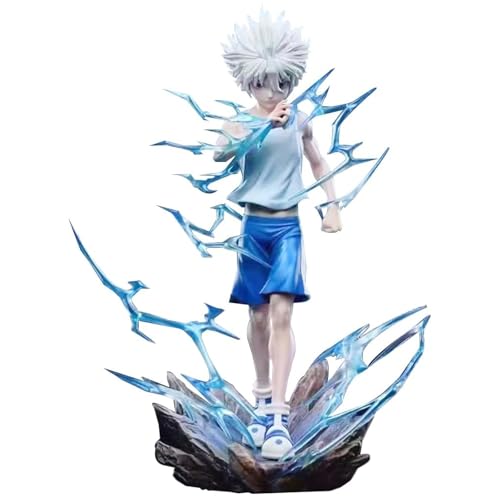 Luxetoys Anime Killua Zaoldyeck Figur Manga Charakter Actionfigur Coole Szene Modell Design Modell Stehposition Statue Ornamente mit Zubehör Desktop Dekoration Geschenk für Anime Fans Luxetoys Anime Killua Zaoldyeck Figur Manga Charakter Actionfigur Coole Szene Modell Design Modell Stehposition Statue Ornamente mit Zubehör Desktop Dekoration Geschenk für Anime Fans von Luxetoys