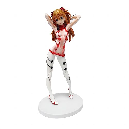 Luxetoys Ayanami Rei Anime Figuren Asuka Langley Soryu Charakterfigur 22cm Modellpuppe Statue zur Sammlung (Asuka Typ 1) von Luxetoys