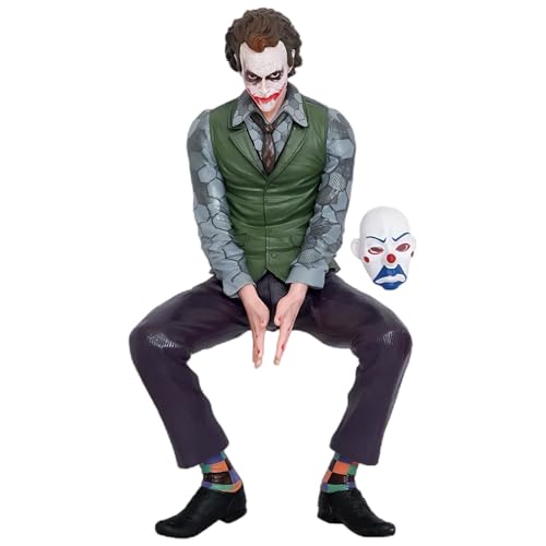 Heath Ledger Action Figur für Joker Charakterfiguren mit Maske und Sitzposition 24 cm Modellstatue für Geschenk und Dekoration Heath Ledger Action Figur für Joker Charakterfiguren mit Maske und Sitzposition 24 cm Modellstatue für Geschenk und Dekoration von Luxetoys