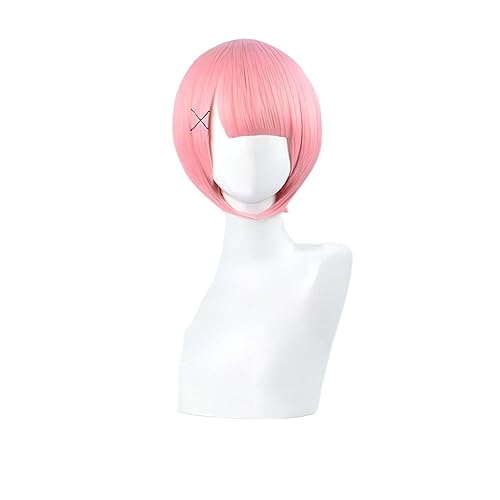 Luxetoys REM und RAM Anime Cosplay Kostüm Charakterkleidung Anzug Dienstmädchenuniform mit Perücken für Frauen und Anime Expo (XXXL) von Luxetoys