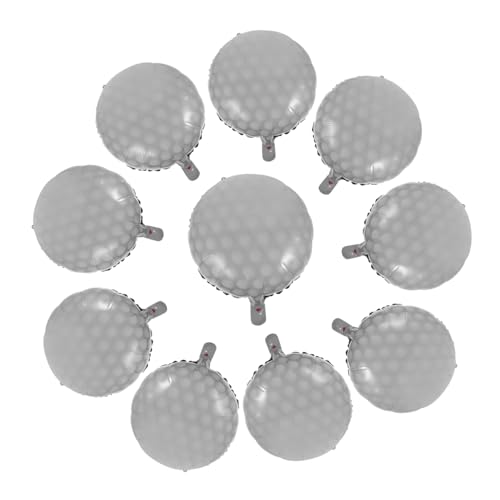10Stücke Golfball Luftballons aus Aluminiumfolie Große Golf Motto Dekoration für Geburtstagsfeiern für Golf Partys Babypartys von Luxshiny