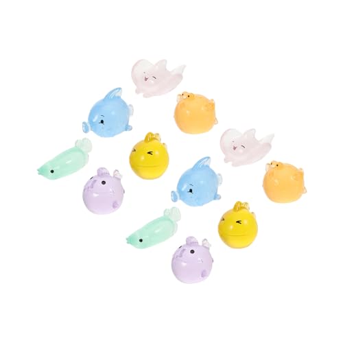 12Stücke Mini Tierfiguren Leuchtende Aquarien Dekoration Mini Fische für DIY Aquarien Nachtleuchtende Meerestiere für Zuhause 12Stücke Mini Tierfiguren Leuchtende Aquarien Dekoration Mini Fische für DIY Aquarien Nachtleuchtende Meerestiere für Zuhause von Luxshiny