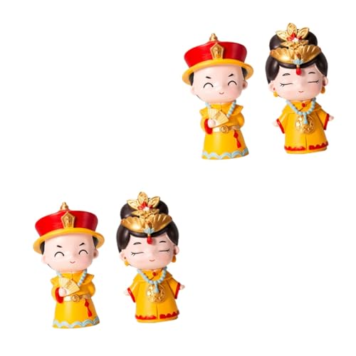 2 Sätze Chinesische Kaiserliche Cake Dekorationen Resin Figuren Für Hochzeitsfeiern Und Raumdekor Einzigartige Ornamente Für Desserts Und Festlichkeiten 2 Stücke * 2 2 Sätze Chinesische Kaiserliche Cake Dekorationen Resin Figuren Für Hochzeitsfeiern Und Raumdekor Einzigartige Ornamente Für Desserts Und Festlichkeiten 2 Stücke * 2 von Luxshiny