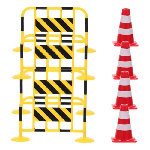 8Stücke Verkehrssperren Straßensperren Modelle für Leuchtende Farben für Verkehrserziehung 8Stücke Verkehrssperren Straßensperren Modelle für Leuchtende Farben für Verkehrserziehung von Luxshiny