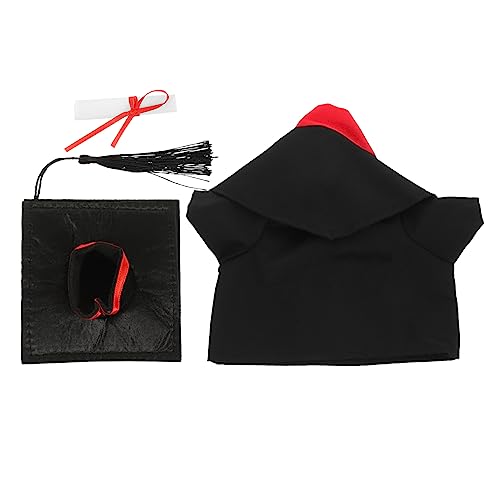 Luxshiny 1 Satz Abschlusskostüm für Bärenpuppe Robe und Doktorhut Outfit für Plüschtiere zur Abschlussfeier für Kreative Dekoration und Fantasievolles Luxshiny 1 Satz Abschlusskostüm für Bärenpuppe Robe und Doktorhut Outfit für Plüschtiere zur Abschlussfeier für Kreative Dekoration und Fantasievolles von Luxshiny