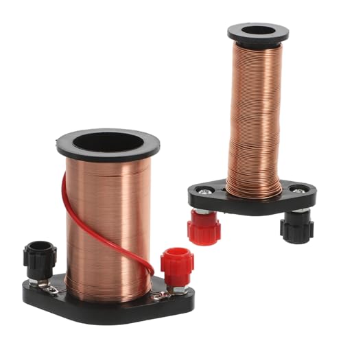 Luxshiny 1 Satz Elektromagnetisches Induktionssolenoid elektromagnetische Spulen Elektronik-Kit Induktionsspule Requisiten für Physikexperimente Elektrosatz Kupfer Luxshiny 1 Satz Elektromagnetisches Induktionssolenoid elektromagnetische Spulen Elektronik-Kit Induktionsspule Requisiten für Physikexperimente Elektrosatz Kupfer von Luxshiny