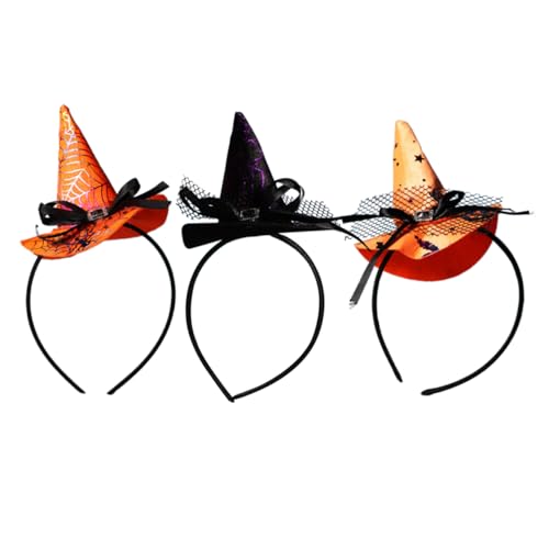 Luxshiny 1 Satz Hexenhut Stirnband Halloween-hut-stirnbänder Stirnbänder Zubehör Partystirnband Halloween-party-stirnband Halloween-cosplay-party-stirnband Black 3 Stück Luxshiny 1 Satz Hexenhut Stirnband Halloween-hut-stirnbänder Stirnbänder Zubehör Partystirnband Halloween-party-stirnband Halloween-cosplay-party-stirnband Black 3 Stück von Luxshiny