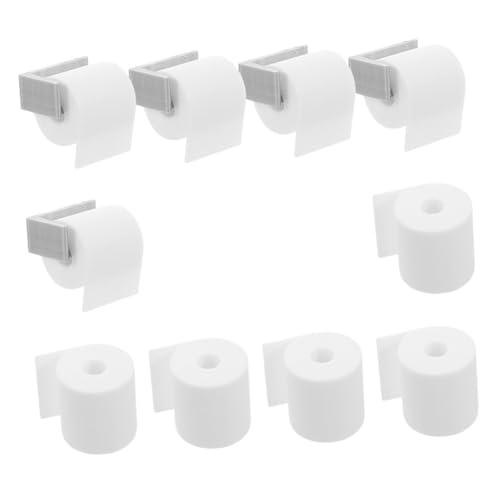 Luxshiny 1 Satz Papierrollenmodell Mini-toilettenpapier Puppenhauszubehör Zubehör Für Puppenhäuser Puppenhaus -toilettenpapierhalter Puppenhaus Papiertuchregal Plastik Weiß Luxshiny 1 Satz Papierrollenmodell Mini-toilettenpapier Puppenhauszubehör Zubehör Für Puppenhäuser Puppenhaus -toilettenpapierhalter Puppenhaus Papiertuchregal Plastik Weiß von Luxshiny