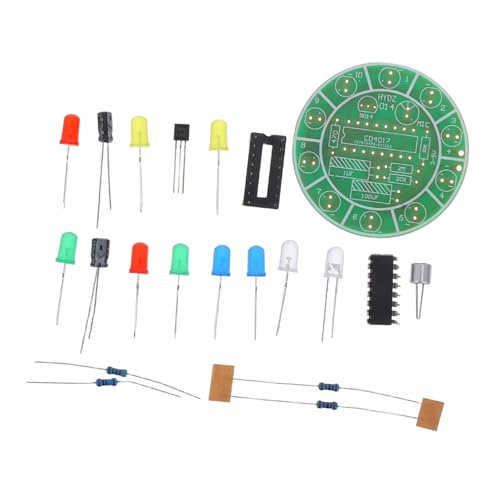 Luxshiny 1 Satz Sprachgesteuertes rotierendes Lichtset DIY Wissenschaftsspielzeug Science Experiment Kit elektrisches Schaltungsexperiment DIY-Schaltungsmodell Plastik Grün Luxshiny 1 Satz Sprachgesteuertes rotierendes Lichtset DIY Wissenschaftsspielzeug Science Experiment Kit elektrisches Schaltungsexperiment DIY-Schaltungsmodell Plastik Grün von Luxshiny