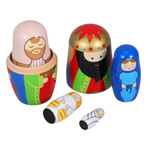 Luxshiny 1 Set Matroschka Party Dekorationen Familienpuppe Nesting Kleinkind Nistpuppen Nesting Dolls Für Russisches Nesting Dolls Für Jungen Holz Nistpuppen Aus Holz Luxshiny 1 Set Matroschka Party Dekorationen Familienpuppe Nesting Kleinkind Nistpuppen Nesting Dolls Für Russisches Nesting Dolls Für Jungen Holz Nistpuppen Aus Holz von Luxshiny