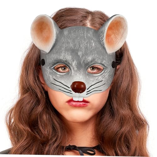Luxshiny 1 Stück Mausmaske für Karneval und Halloween Leichte PU Maske für Erwachsene und Kreative Gesichtsbedeckung für Partys Luxshiny 1 Stück Mausmaske für Karneval und Halloween Leichte PU Maske für Erwachsene und Kreative Gesichtsbedeckung für Partys von Luxshiny