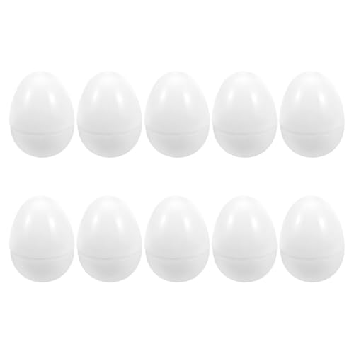 Luxshiny 10 Stück Befüllbare Ostereier aus Kunststoff Große DIY Dekoration für Ostern Geburtstagsfeiern und Kreative Bastelprojekte für und Füllmaterialien Luxshiny 10 Stück Befüllbare Ostereier aus Kunststoff Große DIY Dekoration für Ostern Geburtstagsfeiern und Kreative Bastelprojekte für und Füllmaterialien von Luxshiny