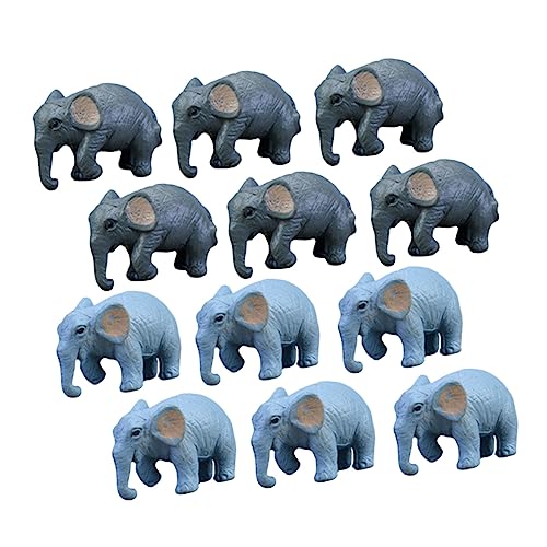 Luxshiny 12 Stück Teiliges Mini Figuren Niedliche Dekorationen für Bonsai Garten Material für Farbenfrohe Miniatur Tiere von Luxshiny