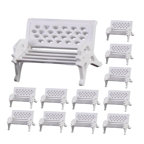 Luxshiny 12-Teiliges Set Mini-Parkstuhlmodell Puppenstubenbank Miniatur-Simulation Mini-Möbelornamente Puppenhaus Miniaturmöbel Miniatur-Bank Puppenhausartikel Abs Weiß Luxshiny 12-Teiliges Set Mini-Parkstuhlmodell Puppenstubenbank Miniatur-Simulation Mini-Möbelornamente Puppenhaus Miniaturmöbel Miniatur-Bank Puppenhausartikel Abs Weiß von Luxshiny