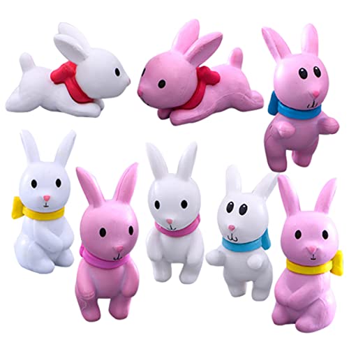Luxshiny 16 Stück Miniaturkaninchen Figuren Teiliges Farbenfrohen Dekorationen für Bonsai Sammlerstücke Frühlings und Osterdeko für Erwachsene Luxshiny 16 Stück Miniaturkaninchen Figuren Teiliges Farbenfrohen Dekorationen für Bonsai Sammlerstücke Frühlings und Osterdeko für Erwachsene von Luxshiny