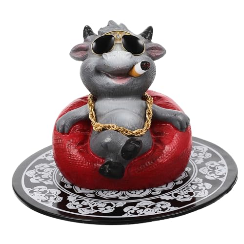 Luxshiny 1Stück Kreative Kuhfigur aus Harz für Auto Armaturenbrett Niedliche Dekoration für Zuhause und Büro und Leicht Perfektes für Freunde und Farbenfrohes Design Luxshiny 1Stück Kreative Kuhfigur aus Harz für Auto Armaturenbrett Niedliche Dekoration für Zuhause und Büro und Leicht Perfektes für Freunde und Farbenfrohes Design von Luxshiny