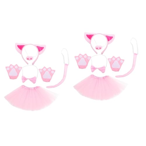 Luxshiny 2 Sätze Niedlichem Schwein Kostüm Zubehör für Piggy Fliege Nase und Tüllrock für Halloween Cosplay und Geburtstagsfeiern Luxshiny 2 Sätze Niedlichem Schwein Kostüm Zubehör für Piggy Fliege Nase und Tüllrock für Halloween Cosplay und Geburtstagsfeiern von Luxshiny