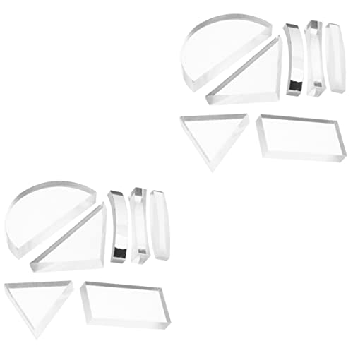 Luxshiny 2 Sätze Optisches Linsenset Bausatz Klassenzimmer Schulwissenschaftsexperimente Konvex Optische Konkavlinse Konkave Länge Glas Transparent 7 Stück * 2 Luxshiny 2 Sätze Optisches Linsenset Bausatz Klassenzimmer Schulwissenschaftsexperimente Konvex Optische Konkavlinse Konkave Länge Glas Transparent 7 Stück * 2 von Luxshiny