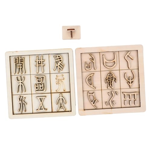 Luxshiny 2 Satz Typografie Lernspielzeug für Lernspielzeug aus Holz chinesischer Charakterdruck pädagogisches Puzzlespiel Stammlernspielzeug hölzern Beige Luxshiny 2 Satz Typografie Lernspielzeug für Lernspielzeug aus Holz chinesischer Charakterdruck pädagogisches Puzzlespiel Stammlernspielzeug hölzern Beige von Luxshiny