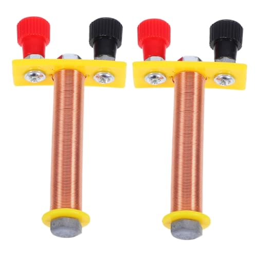 Luxshiny 2 Stück Elektromagnetischer Magnet Requisiten Für Physikexperimente Werkzeuge Für Physikexperimente Mechanik-Physik-Experiment Lehrhilfsspule Lehrmittel Kupfer Luxshiny 2 Stück Elektromagnetischer Magnet Requisiten Für Physikexperimente Werkzeuge Für Physikexperimente Mechanik-Physik-Experiment Lehrhilfsspule Lehrmittel Kupfer von Luxshiny