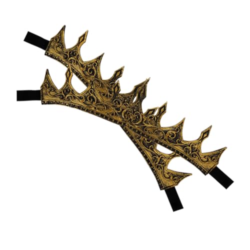 Luxshiny 2 Stück King's Crown Tiara mittelalterliche Tiara Junge Geburtstagskrone Krone Krone Retro -Krone Mittelalterliche Königskrone Krone für Erwachsene schäumen Golden Luxshiny 2 Stück King's Crown Tiara mittelalterliche Tiara Junge Geburtstagskrone Krone Krone Retro -Krone Mittelalterliche Königskrone Krone für Erwachsene schäumen Golden von Luxshiny