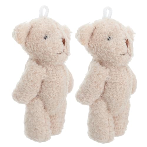 Luxshiny 2 Stück Puppenhaus Bärenpuppe Kuscheltier Minibären Masse Mini-Plüschtiere Simulationsbär-Plüschtier Miniatur-Plüschbärenfigur winziger Bär Mini-Plüschbär PP Baumwolle Khaki Luxshiny 2 Stück Puppenhaus Bärenpuppe Kuscheltier Minibären Masse Mini-Plüschtiere Simulationsbär-Plüschtier Miniatur-Plüschbärenfigur winziger Bär Mini-Plüschbär PP Baumwolle Khaki von Luxshiny