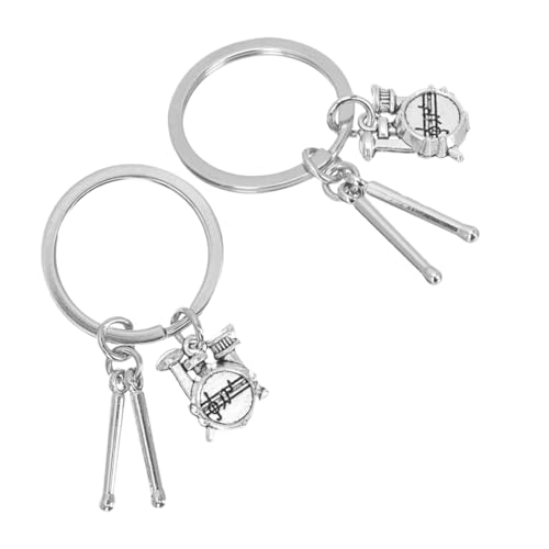 Luxshiny 2 Stück Schlagzeug Schlüsselanhänger mit Trommelstöcken Musik Instrument Anhänger für Drummer und für Musikliebhaber und Percussion Enthusiasten Luxshiny 2 Stück Schlagzeug Schlüsselanhänger mit Trommelstöcken Musik Instrument Anhänger für Drummer und für Musikliebhaber und Percussion Enthusiasten von Luxshiny