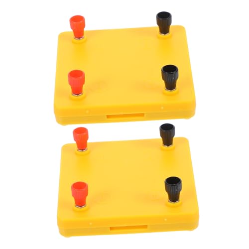 Luxshiny 2 Stück Versuchsausrüstung für Schaltung Kid Circuit Board Kit Stromkreis-Kit für Stromschaltplatte Experimente Einsteiger-Schaltkreis-Kit Plastik Yellow Luxshiny 2 Stück Versuchsausrüstung für Schaltung Kid Circuit Board Kit Stromkreis-Kit für Stromschaltplatte Experimente Einsteiger-Schaltkreis-Kit Plastik Yellow von Luxshiny