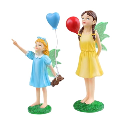 Luxshiny 2 Stücke Ballonschwestern verzieren Feengartenfiguren Feen -Figur Puppen Figur der Blumenfee Feenhaftes Gartenspielzeug Feengarten liefert Blumenfee-Skulptur Harz Luxshiny 2 Stücke Ballonschwestern verzieren Feengartenfiguren Feen -Figur Puppen Figur der Blumenfee Feenhaftes Gartenspielzeug Feengarten liefert Blumenfee-Skulptur Harz von Luxshiny