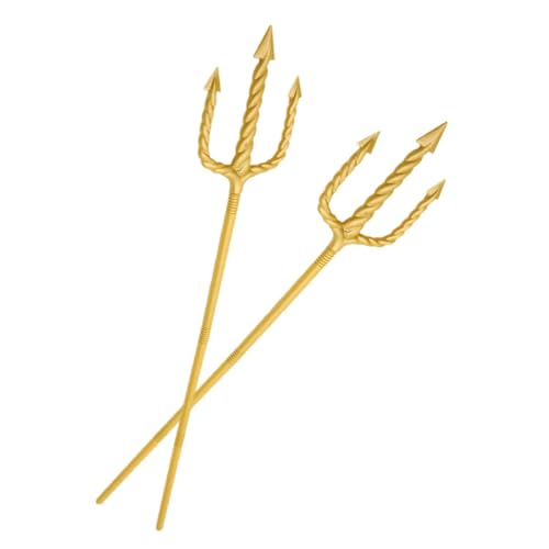 Luxshiny 2 Stücke Spirale Dreizack Dreizack Mitarbeiter Dreizack Kostüm Prop Dreizack Prop Dreizack Goldene Kunststoff Luxshiny 2 Stücke Spirale Dreizack Dreizack Mitarbeiter Dreizack Kostüm Prop Dreizack Prop Dreizack Goldene Kunststoff von Luxshiny