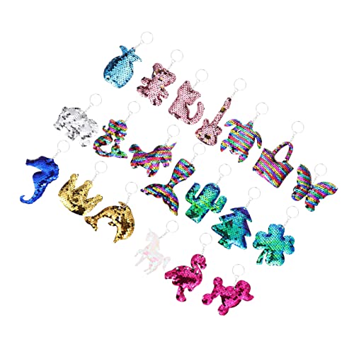 Luxshiny 20 Stück Glitzer Schlüsselanhänger Tierform Dekoration für Kindergeburtstag und Weihnachten Stilvolle Anhänger für Taschen und Schlüssel Langlebig und Luxshiny 20 Stück Glitzer Schlüsselanhänger Tierform Dekoration für Kindergeburtstag und Weihnachten Stilvolle Anhänger für Taschen und Schlüssel Langlebig und von Luxshiny
