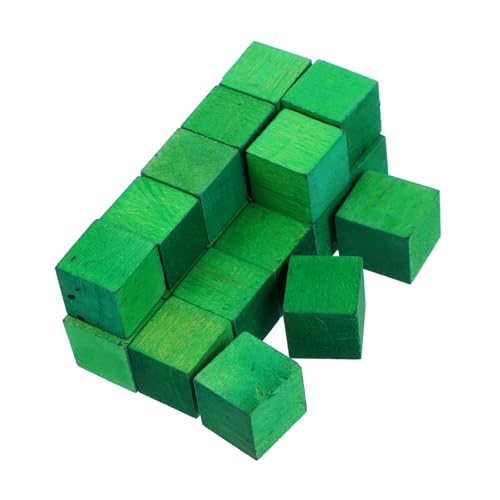 Luxshiny 20 Stück Holzblock -Spielzeugzubehör klein Kunst Würfel für mit Mini DIY-Projekte liefert Holzbausteine quadratische Holzblöcke Stapelspielzeug aus Holz Klassenzimmerzubehör Grün Luxshiny 20 Stück Holzblock -Spielzeugzubehör klein Kunst Würfel für mit Mini DIY-Projekte liefert Holzbausteine quadratische Holzblöcke Stapelspielzeug aus Holz Klassenzimmerzubehör Grün von Luxshiny