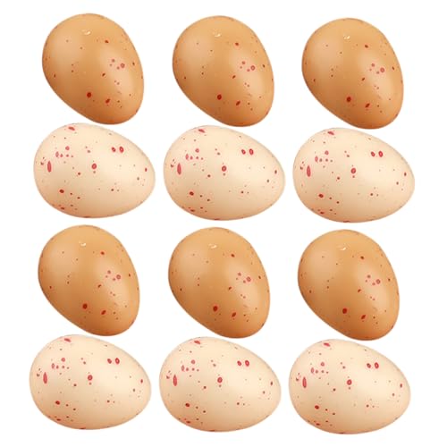 Luxshiny 20 Stück Simulierte Eierornamente Kunsteier zum Basteln künstliche Vogeleier dekorativer Schüsselfüller Saisonale Dekorationen Tischzentrum künstliche Osterei-Girlande Harz Luxshiny 20 Stück Simulierte Eierornamente Kunsteier zum Basteln künstliche Vogeleier dekorativer Schüsselfüller Saisonale Dekorationen Tischzentrum künstliche Osterei-Girlande Harz von Luxshiny