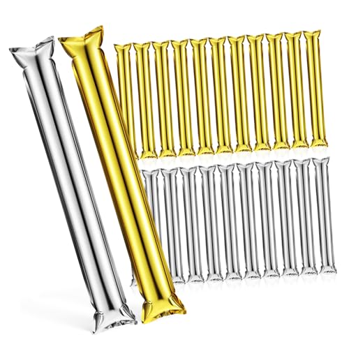 Luxshiny Stück Aufblasbare Stäbchen zur Geräuschentwicklung Geräuschmacher sportlich für sport zubehör aufblasbare Stöcke aufblasbarer Stock zum Anfeuern Aluminiumfolie Luxshiny Stück Aufblasbare Stäbchen zur Geräuschentwicklung Geräuschmacher sportlich für sport zubehör aufblasbare Stöcke aufblasbarer Stock zum Anfeuern Aluminiumfolie von Luxshiny