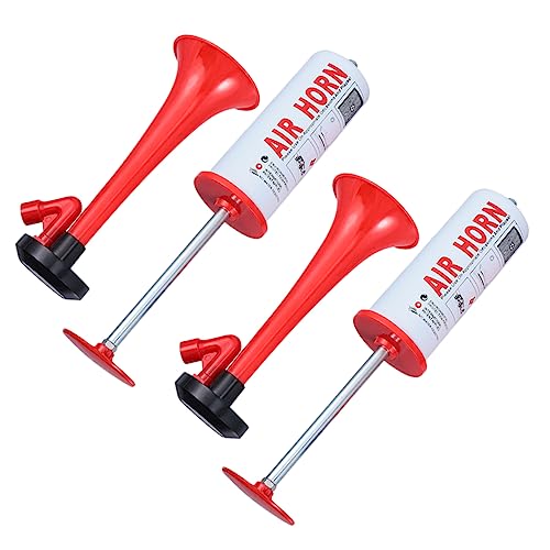 Luxshiny 2Stücke Air Horn für Fußballspiele Handpumpe Maker für Sport Events Partys und Feierlichkeiten Robust und Sicher der Anwendung für Cheerleading von Luxshiny