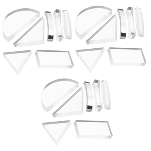 Luxshiny 3 Sätze Optisches Linsenset Konkave Und Konvexe Linsen Bausatz Konvexe Konkave Linse Schulwissenschaftsexperimente Klassenzimmer Transparent Glas 7 Stück * 3 Luxshiny 3 Sätze Optisches Linsenset Konkave Und Konvexe Linsen Bausatz Konvexe Konkave Linse Schulwissenschaftsexperimente Klassenzimmer Transparent Glas 7 Stück * 3 von Luxshiny