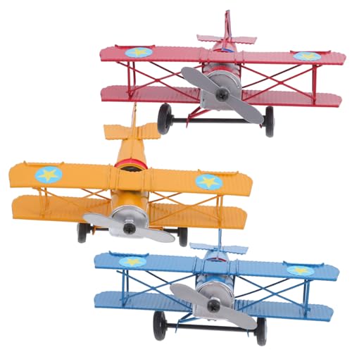 Luxshiny 3 Stück Fighter Model Ornamente Vintage Flugzeugdekorationen Modellflugzeuge Flugzeugmodell Aus Metall Flugzeugschmuck Heimdekor-Desktop-Ornament Eisen Luxshiny 3 Stück Fighter Model Ornamente Vintage Flugzeugdekorationen Modellflugzeuge Flugzeugmodell Aus Metall Flugzeugschmuck Heimdekor-Desktop-Ornament Eisen von Luxshiny