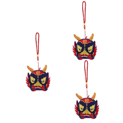 Luxshiny 3 Stück Neujahrs Maskottchen Blauer Drachenstofftier Glücksbringer für Freunde Feiertagsdekoration und Luxshiny 3 Stück Neujahrs Maskottchen Blauer Drachenstofftier Glücksbringer für Freunde Feiertagsdekoration und von Luxshiny