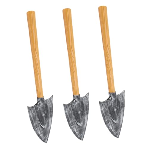Luxshiny 3 Stück Schaufelstütze gefälschtes Spitzhackenspielzeug Party -Trick -Requisiten Schaumstoff-Spitzhacke- Halloween-Kostüm-Spitzhacke Plastikspaten Stützaxt Schwamm von Luxshiny