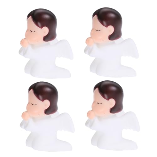 Luxshiny 4 Stück Engel-Kuchendekoration kleine Engelfiguren betende Engelsstatue betende Engelsfiguren Statuen für Wohnkultur Esstischdekor Mädchen-Statue Vinyl Weiß Luxshiny 4 Stück Engel-Kuchendekoration kleine Engelfiguren betende Engelsstatue betende Engelsfiguren Statuen für Wohnkultur Esstischdekor Mädchen-Statue Vinyl Weiß von Luxshiny