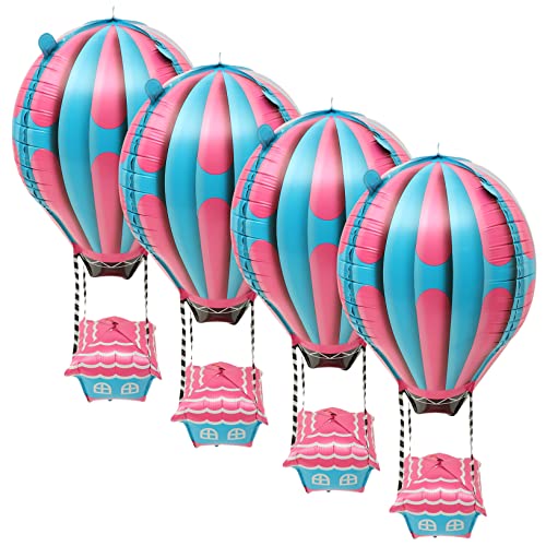 Luxshiny 4 Stück Heißluftballon Dekoration Aluminium Folienballons für Geburtstagsfeiern Babypartys und Hochzeiten und Partydeko für Kinderzimmer und Festlichkeiten Luxshiny 4 Stück Heißluftballon Dekoration Aluminium Folienballons für Geburtstagsfeiern Babypartys und Hochzeiten und Partydeko für Kinderzimmer und Festlichkeiten von Luxshiny
