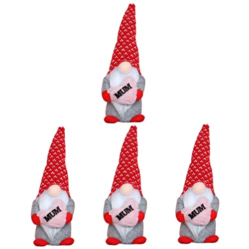 Luxshiny 4 Stück Liebe Puppe Muttertagsverzierung Muttertagsgeschenk Puppe gefüllte Gnomenpuppe GNOME -Puppe Plüschzwerg zum Muttertag Muttertagsdeko dekorative Wichtelpuppen Polyester Luxshiny 4 Stück Liebe Puppe Muttertagsverzierung Muttertagsgeschenk Puppe gefüllte Gnomenpuppe GNOME -Puppe Plüschzwerg zum Muttertag Muttertagsdeko dekorative Wichtelpuppen Polyester von Luxshiny