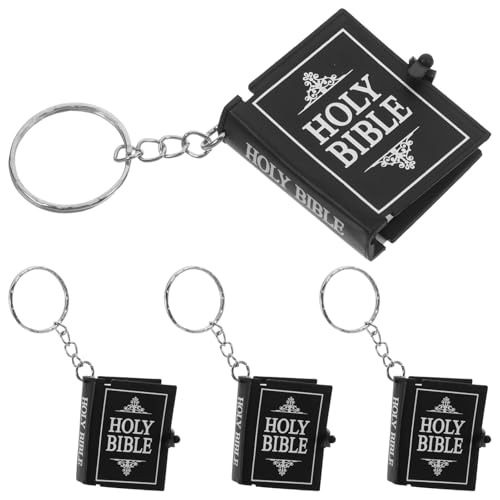 Luxshiny 4 Stück Miniaturisierte Bibelverse Schlüsselanhänger Set Teiliges Stilvolles und Kompaktes für Männer Inspirierende Religiöse für Besondere Anlässe Luxshiny 4 Stück Miniaturisierte Bibelverse Schlüsselanhänger Set Teiliges Stilvolles und Kompaktes für Männer Inspirierende Religiöse für Besondere Anlässe von Luxshiny