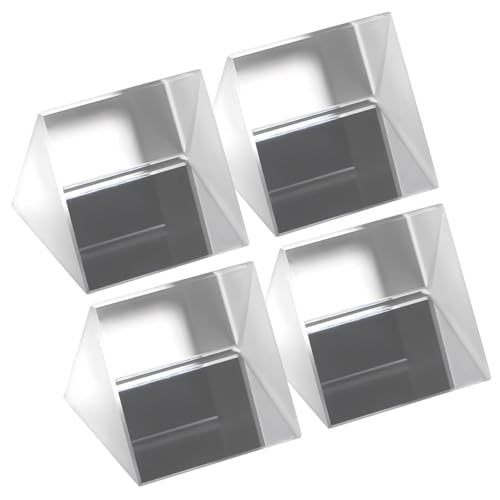 Luxshiny 4 Stück Spektrometer Dreieckig Fotografie Für Prisma Prismen Optik Optisch Physikversuche Kristallwürfel Physik -experiment -kit Glaswürfel Transparent Kristall Luxshiny 4 Stück Spektrometer Dreieckig Fotografie Für Prisma Prismen Optik Optisch Physikversuche Kristallwürfel Physik -experiment -kit Glaswürfel Transparent Kristall von Luxshiny