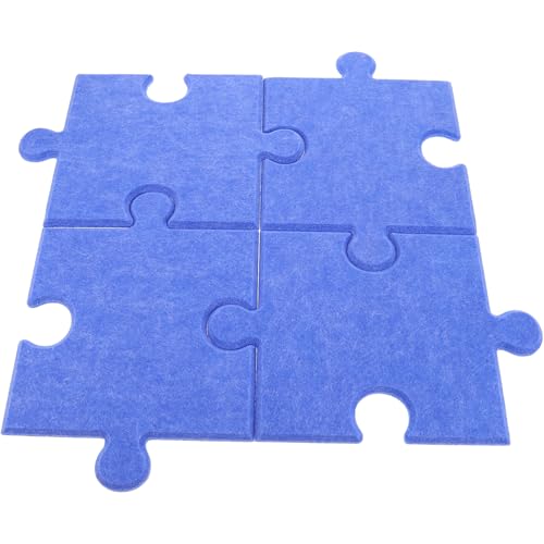 Luxshiny 4 Stück Teiliges Selbstklebendes Filz Pinnwand Puzzle Himmelblau für Kreative Wanddekoration für Büro Klassenzimmer und Wohnräume Wiederverwendbar und Luxshiny 4 Stück Teiliges Selbstklebendes Filz Pinnwand Puzzle Himmelblau für Kreative Wanddekoration für Büro Klassenzimmer und Wohnräume Wiederverwendbar und von Luxshiny