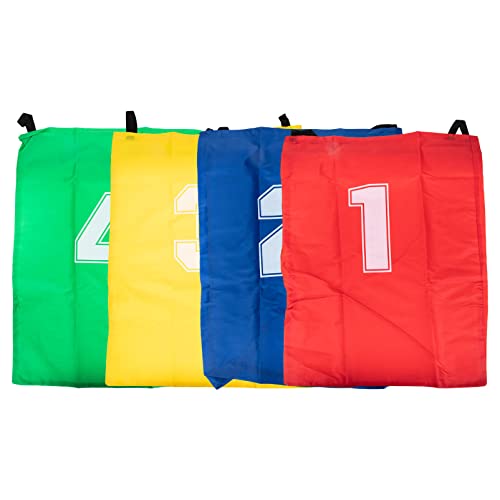 Luxshiny 4 Stück Teiliges Set Sprungbeutel Sackhüpfen für Outdoor Aktivitäten für Geburtstagspartys und Familienfeiern Robustes und Leichtes Material von Luxshiny