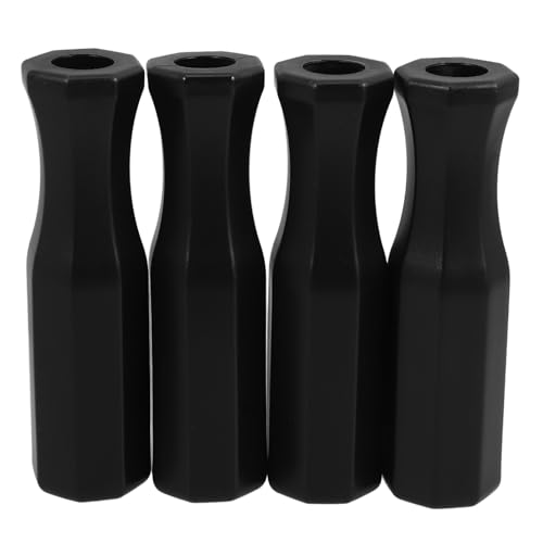 Luxshiny 4 Stück Tischfußball Griffe Achteckig Ergonomisch Kunststoff Ersatz für Tischfußball Zubehör für und Spiele von Luxshiny